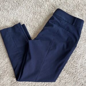 Women's LOFT Navy Marissa Ankle Pants, size 12